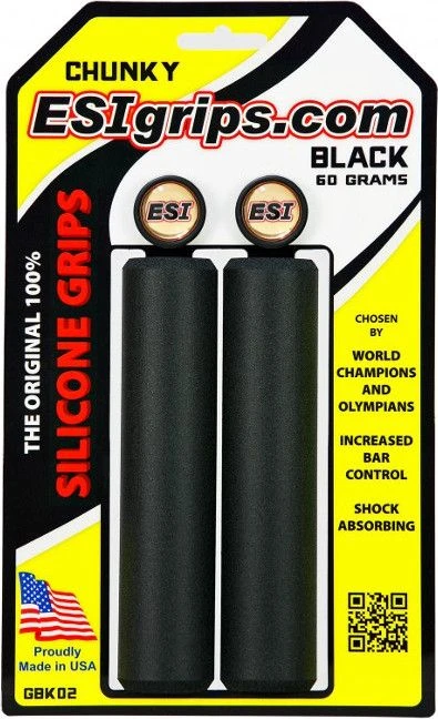 ESI Grips ESI Chunky 32mm Silicone Grips - Black