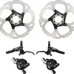 Brakeset Shimano XT BR-M8000 Resin Black + SM-RT86 Disc Black 180mm