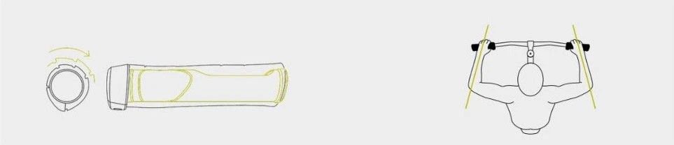 Ergon GE1 Evo Slim Ergonomic Grips Black - Image 3