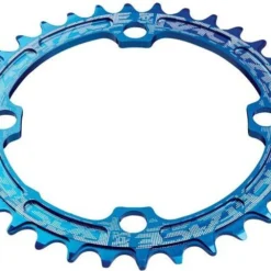 Race Face Narrow Wide Single Chainring 104mm BCD Blue