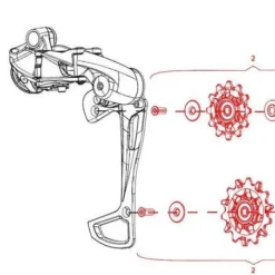 Sram Rear Derailleur Pulley And Inner Cage GX Eagle 12S