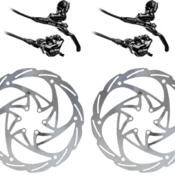 Formula Brakeset Cura Black 2019 With 2 Disc 203 Mm