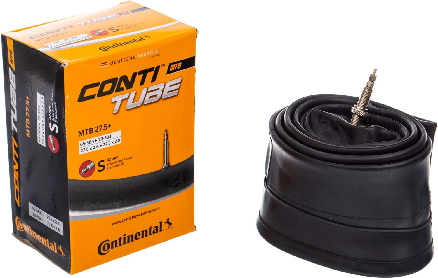 Continental MTB 27.5 Plus Standard Tube Presta 42 Mm