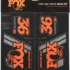 Fox Racing Shox Stickers Heritage 2019 Orange