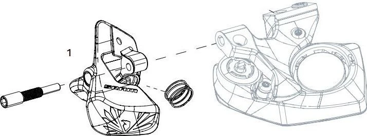 Contron Electronic Sram Shifter XX1 / XO1 Eagle AXS