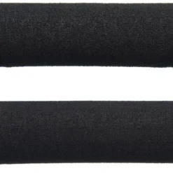 CRANKBROTHERS Pair Of COBALT Silver Foam Lock On Grips 130 Mm